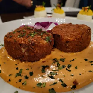 Crabcake Appetizer. Yum!