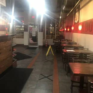 sushi and sashimi, interior