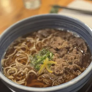Beef Hot Soba
