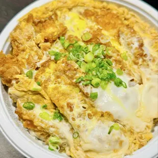 Pork Cutlet and Egg Bowl