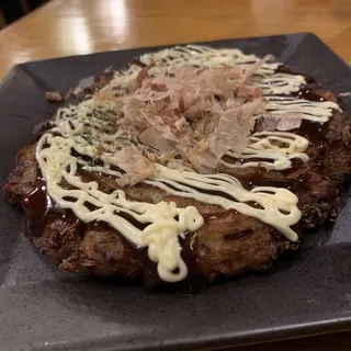Okonomiyaki Japanese Seafood Pancake