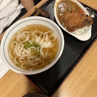 Pork Cutlet Curry & Udon Set