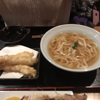 Shrimp Tempura and Udon