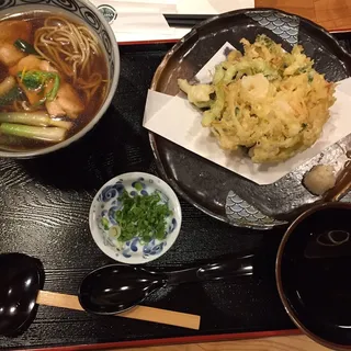 Grated Yam Hot Soba w/ Poached Egg