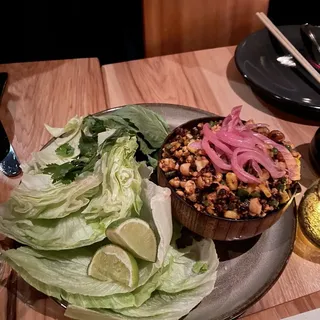 Spicy Tofu Lettuce Wraps