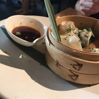 Shitake and English Pea Dumpling
