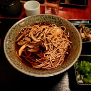 Mushroom soba