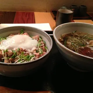 Niku Soboro Potato Salad