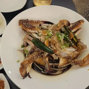 Soy Marinated Crab