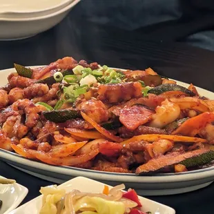 Spicy Squid Noodles