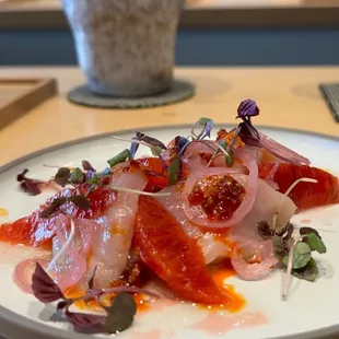 Albacore Sashimi with citrus