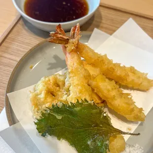 Shrimp and veggie tempura