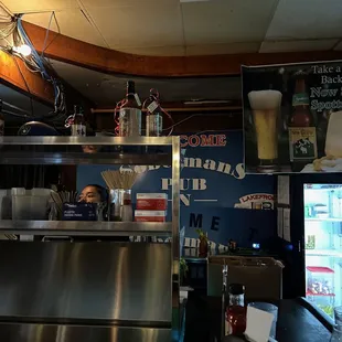 Inside view from the bar