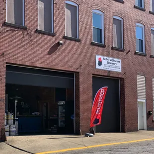 the outside of the building