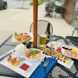 Lunch combination at Our Patio