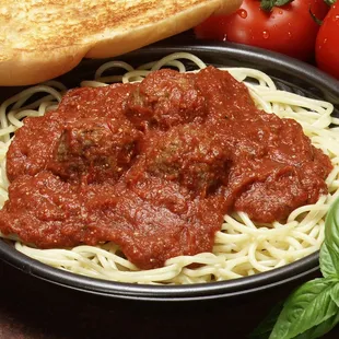 spaghetti and meatballs