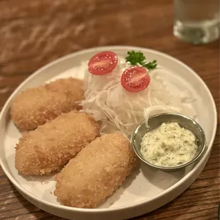 Crab Cream Croquette.