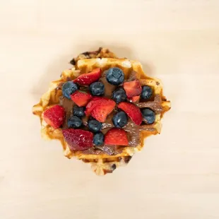 food, waffles