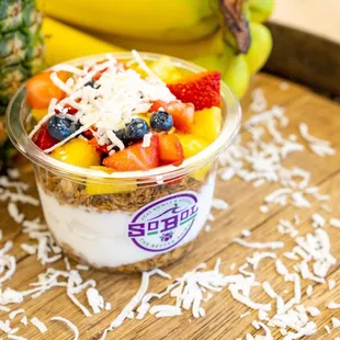yogurt and fruit