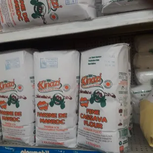 a variety of food items