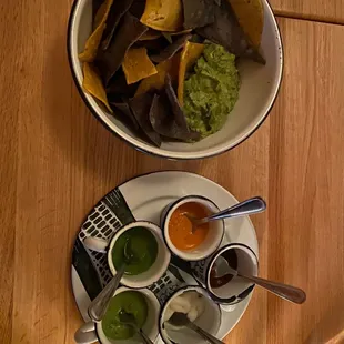 Guacamole, salsas