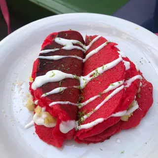 Red Velvet Flapjacks