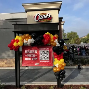 Corporate decor for eye catching grand openings