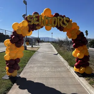 School sport meet ups will always feel special with our balloon arches