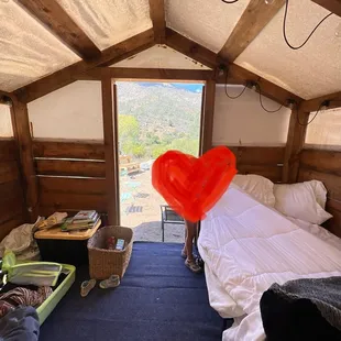 Inside out of our cabin, c4