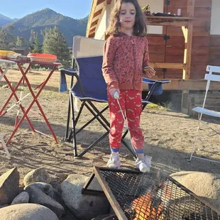 Roasting marshmallows