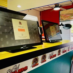 Order at kiosks. Join loyalty rewards for great deals.