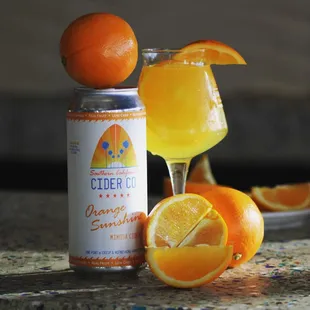 Orange Sunshine Mimosa Cider | Brewed in LA