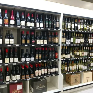 More wine selections.