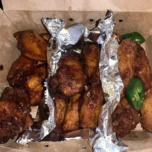 Mango Madness, Honey Garlic Sriracha, Jalapeño Pepper