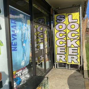 Small but convenient location with free parking.