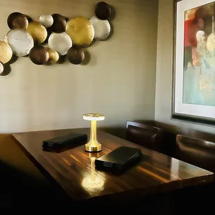 This sweet space screams date night!