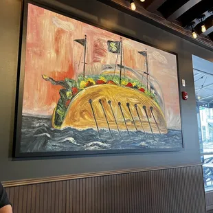 Confusing taco art