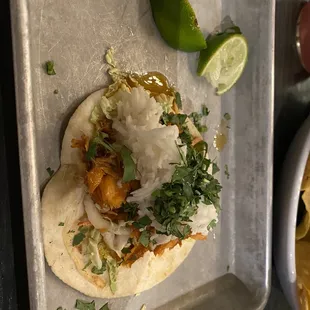 BBQ Salmon Taco