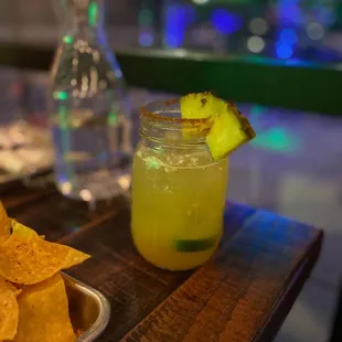 Spicy pineapple margarita