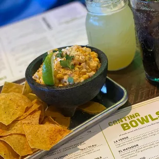 Street corn &amp; social margarita