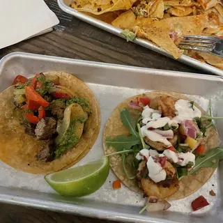 Shrimp Verde Taco
