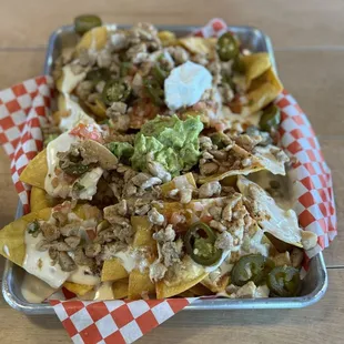 Chicken nachos