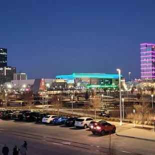 2nd Floor Patio View in the evening.