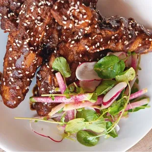 Crispy Pig Tails w/ Mole