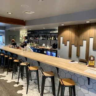 Indoor bar seating