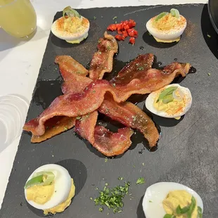 Deviled eggs millionaire style