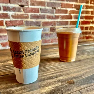 White Mocha Latte / Cold Brew (w espresso shot &amp; heavy cream)