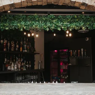 Private bar for courtyard