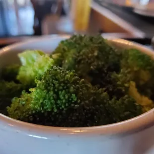 a bowl of broccoli