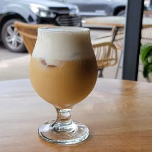 Pumpkin Harvest Brewski with Salted Caramel &amp; White Chocolate Cold Foam